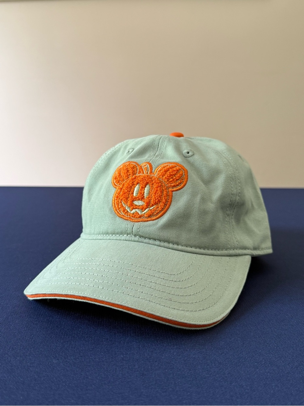 Disney Mickey Mouse Jack-O’-Lantern Adjustable Baseball Cap Hat Halloween